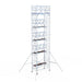 Rollgerüst Euroscaffold Professionell 135x250 11,2m Arbeitshöhe Carbonplattform freistehend - Gerüstexpress.de
