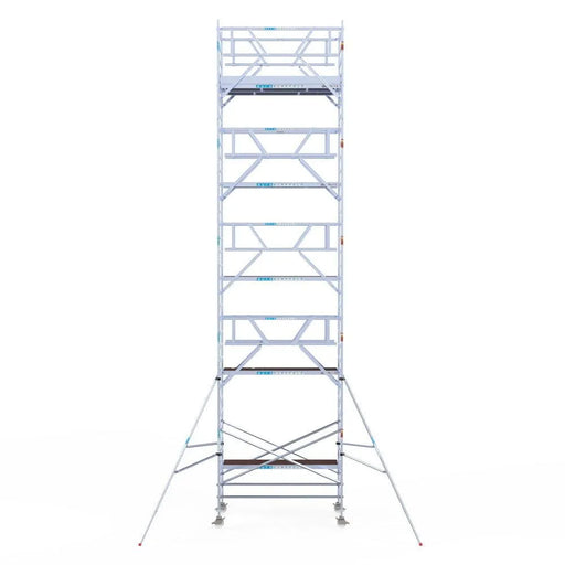 Rollgerüst Euroscaffold Professionell 135x250 11,2m Arbeitshöhe freistehend - Gerüstexpress.de