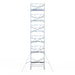 Rollgerüst Euroscaffold Professionell 135x250 13,2m Arbeitshöhe an der Fassade - Gerüstexpress.de