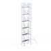 Rollgerüst Euroscaffold Professionell 135x250 13,2m Arbeitshöhe Carbonplattform gegen Fassade - Gerüstexpress.de