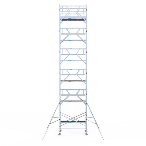 Rollgerüst Euroscaffold Professionell 135x250 13,2m Arbeitshöhe freistehend - Gerüstexpress.de