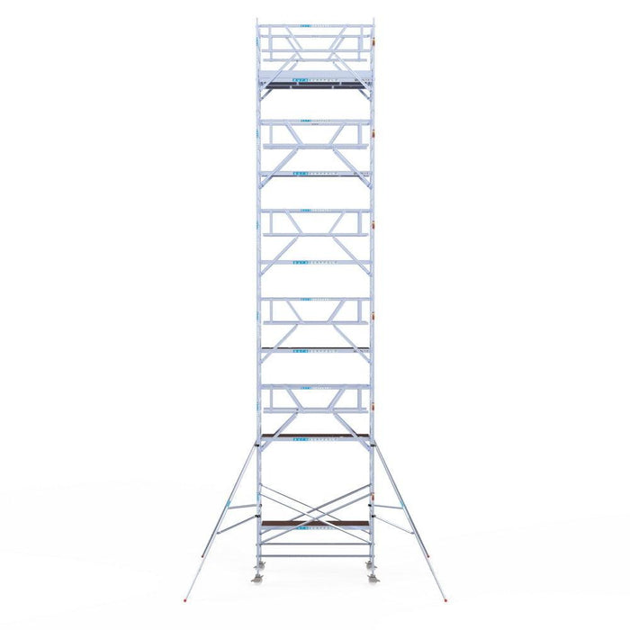 Rollgerüst Euroscaffold Professionell 135x250 13,2m Arbeitshöhe freistehend - Gerüstexpress.de