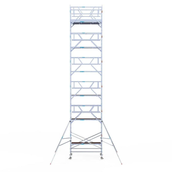 Rollgerüst Euroscaffold Professionell 135x250 13,2m Arbeitshöhe freistehend - Gerüstexpress.de