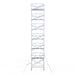Rollgerüst Euroscaffold Professionell 135x250 14,2m Arbeitshöhe an der Fassade - Gerüstexpress.de
