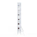 Rollgerüst Euroscaffold Professionell 135x250 14,2m Arbeitshöhe Carbonplattform gegen Fassade - Gerüstexpress.de