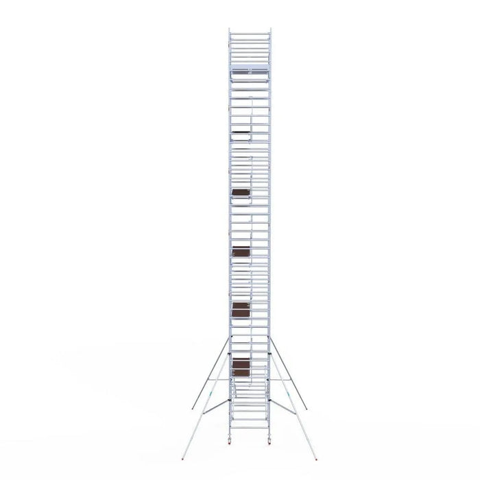 Rollgerüst Euroscaffold Professionell 135x250 14,2m Arbeitshöhe freistehend - Gerüstexpress.de