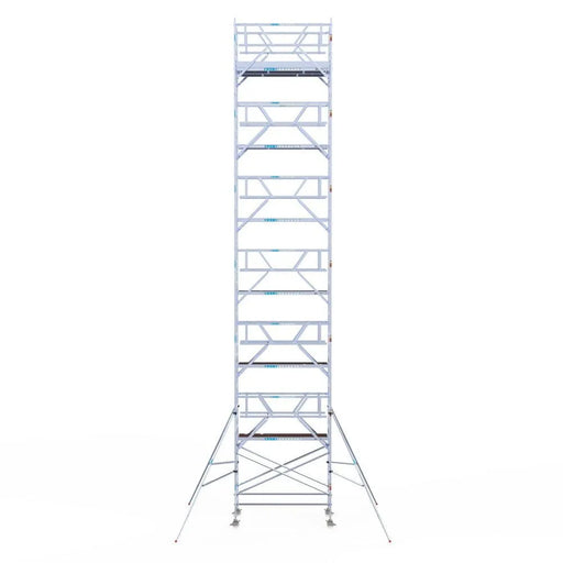 Rollgerüst Euroscaffold Professionell 135x250 14,2m Arbeitshöhe freistehend - Gerüstexpress.de