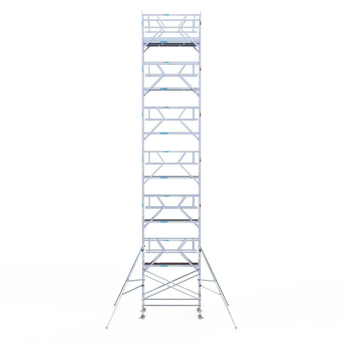 Rollgerüst Euroscaffold Professionell 135x250 14,2m Arbeitshöhe freistehend - Gerüstexpress.de