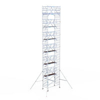 Rollgerüst Euroscaffold Professionell 135x250 14,2m Arbeitshöhe freistehend
