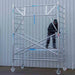 Rollgerüst Euroscaffold Professionell 135x250 4,2m Arbeitshöhe freistehend - Gerüstexpress.de