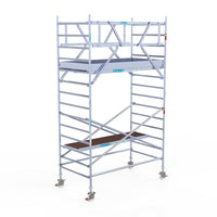 Rollgerüst Euroscaffold Professionell 135x250 5,2m Arbeitshöhe Carbonplattform freistehend