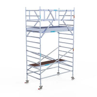Rollgerüst Euroscaffold Professionell 135x250 5,2m Arbeitshöhe Carbonplattform freistehend
