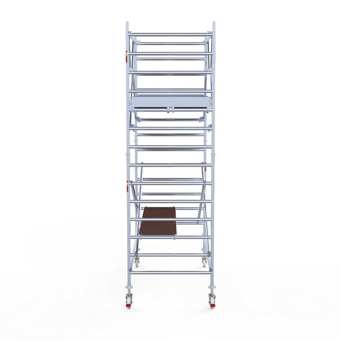 Rollgerüst Euroscaffold Professionell 135x250 5,2m Arbeitshöhe Carbonplattform freistehend - Gerüstexpress.de