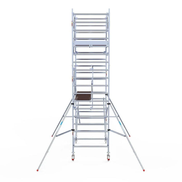 Rollgerüst Euroscaffold Professionell 135x250 6,2m Arbeitshöhe freistehend - Gerüstexpress.de