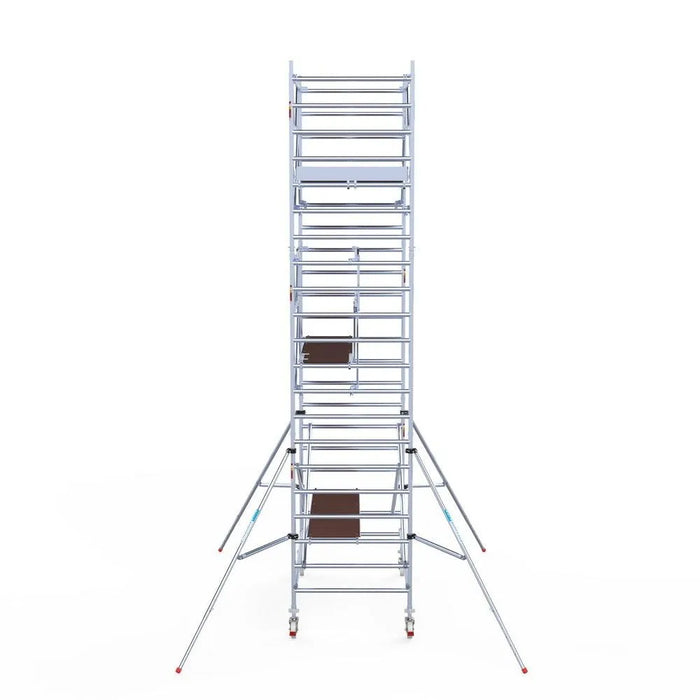 Rollgerüst Euroscaffold Professionell 135x250 7,2m Arbeitshöhe Carbonplattform freistehend - Gerüstexpress.de