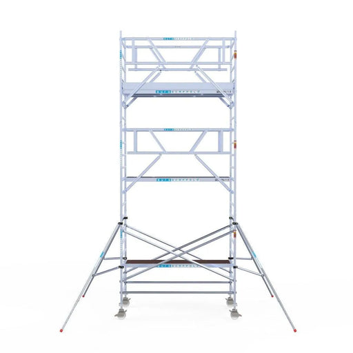 Rollgerüst Euroscaffold Professionell 135x250 7,2m Arbeitshöhe Carbonplattform freistehend - Gerüstexpress.de
