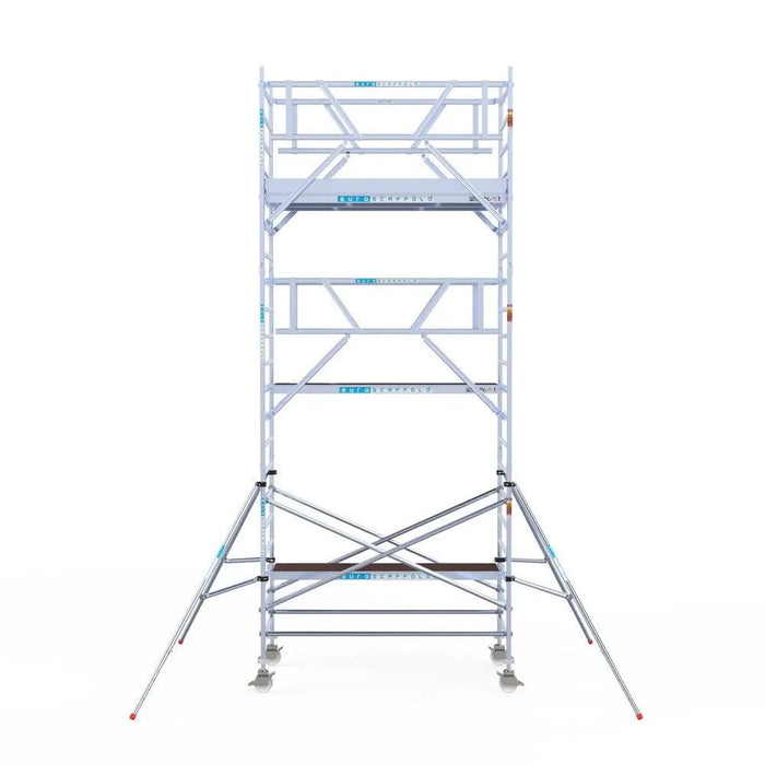 Rollgerüst Euroscaffold Professionell 135x250 7,2m Arbeitshöhe freistehend - Gerüstexpress.de