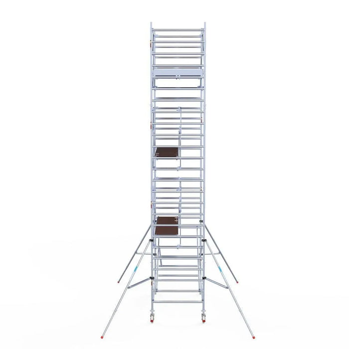 Rollgerüst Euroscaffold Professionell 135x250 8,2m Arbeitshöhe Carbonplattform freistehend - Gerüstexpress.de