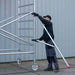 Rollgerüst Euroscaffold Professionell 135x250 8,2m Arbeitshöhe freistehend - Gerüstexpress.de