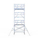 Rollgerüst Euroscaffold Professionell 135x250 8,2m Arbeitshöhe freistehend - Gerüstexpress.de