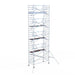 Rollgerüst Euroscaffold Professionell 135x305 10,2m Arbeitshöhe an der Fassade - Gerüstexpress.de