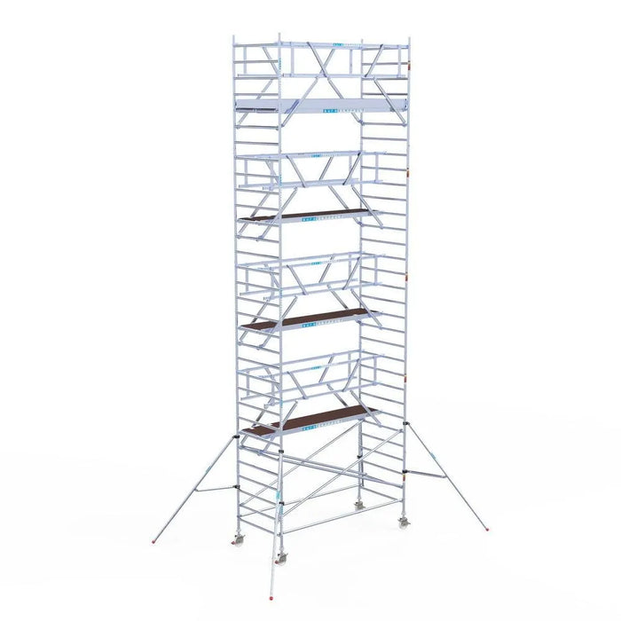 Rollgerüst Euroscaffold Professionell 135x305 10,2m Arbeitshöhe freistehend - Gerüstexpress.de