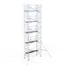 Rollgerüst Euroscaffold Professionell 135x305 11,2m Arbeitshöhe an der Fassade - Gerüstexpress.de