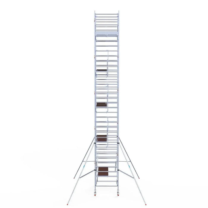 Rollgerüst Euroscaffold Professionell 135x305 11,2m Arbeitshöhe freistehend - Gerüstexpress.de