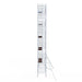 Rollgerüst Euroscaffold Professionell 135x305 12,2m Arbeitshöhe Carbonplattform gegen Fassade - Gerüstexpress.de