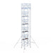 Rollgerüst Euroscaffold Professionell 135x305 12,2m Arbeitshöhe freistehend - Gerüstexpress.de