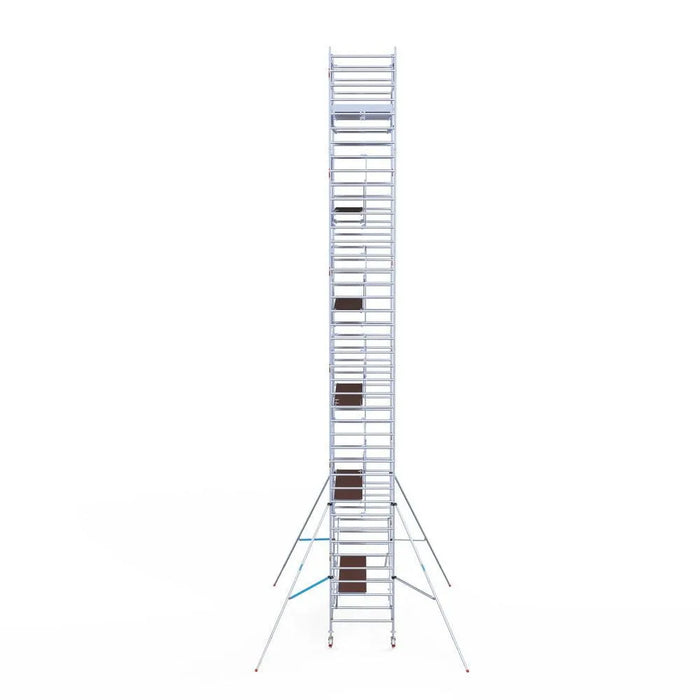 Rollgerüst Euroscaffold Professionell 135x305 13,2m Arbeitshöhe Carbonplattform freistehend - Gerüstexpress.de