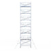 Rollgerüst Euroscaffold Professionell 135x305 14,2m Arbeitshöhe an der Fassade - Gerüstexpress.de