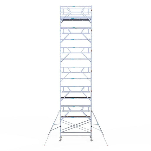 Rollgerüst Euroscaffold Professionell 135x305 14,2m Arbeitshöhe Carbonplattform freistehend - Gerüstexpress.de