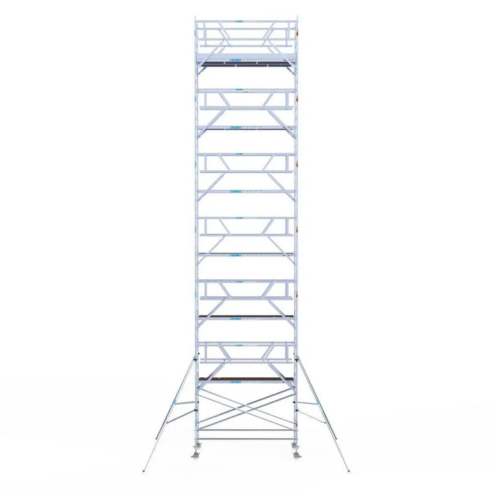 Rollgerüst Euroscaffold Professionell 135x305 14,2m Arbeitshöhe freistehend - Gerüstexpress.de