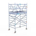 Rollgerüst Euroscaffold Professionell 135x305 4,2m Arbeitshöhe freistehend - Gerüstexpress.de