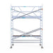 Rollgerüst Euroscaffold Professionell 135x305 5,2m Arbeitshöhe an der Fassade - Gerüstexpress.de