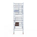 Rollgerüst Euroscaffold Professionell 135x305 5,2m Arbeitshöhe an der Fassade - Gerüstexpress.de