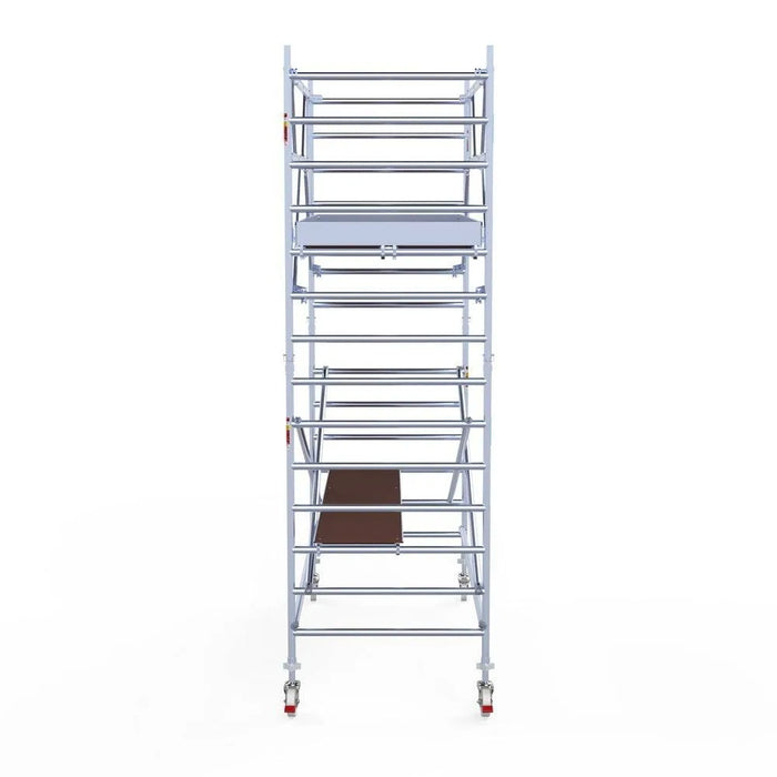 Rollgerüst Euroscaffold Professionell 135x305 5,2m Arbeitshöhe Carbonplattform freistehend - Gerüstexpress.de