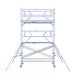 Rollgerüst Euroscaffold Professionell 135x305 6,2m Arbeitshöhe Carbonplattform freistehend - Gerüstexpress.de