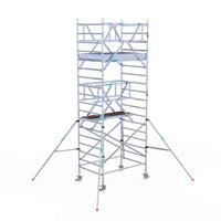 Rollgerüst Euroscaffold Professionell 135x305 6,2m Arbeitshöhe freistehend