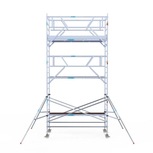 Rollgerüst Euroscaffold Professionell 135x305 7,2m Arbeitshöhe Carbonplattform freistehend - Gerüstexpress.de