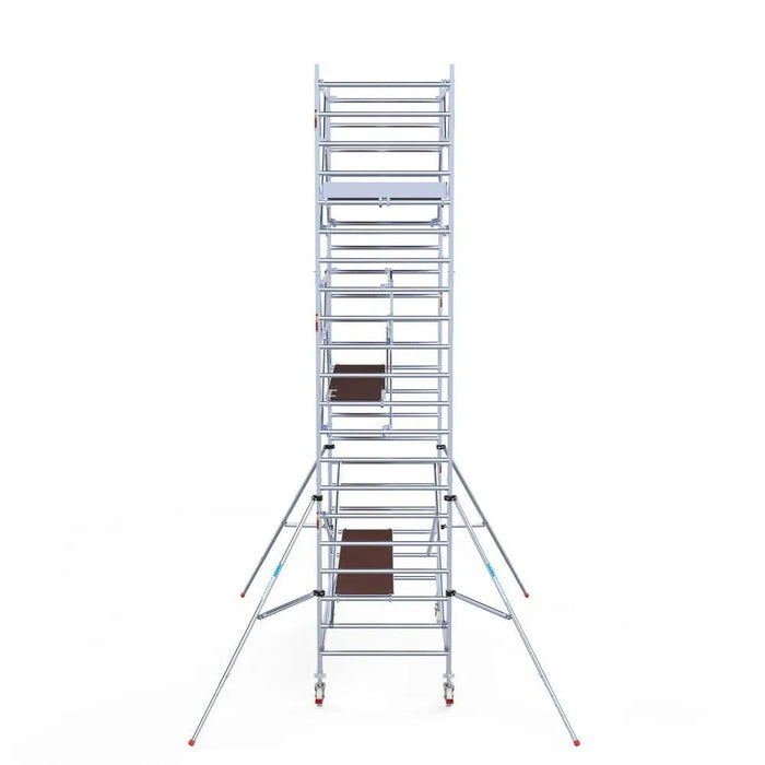 Rollgerüst Euroscaffold Professionell 135x305 7,2m Arbeitshöhe Carbonplattform freistehend - Gerüstexpress.de