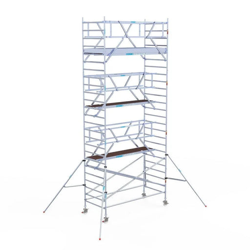 Rollgerüst Euroscaffold Professionell 135x305 8,2m Arbeitshöhe Carbonplattform freistehend - Gerüstexpress.de