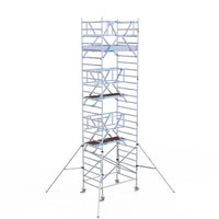 Rollgerüst Euroscaffold Professionell 135x305 8,2m Arbeitshöhe freistehend