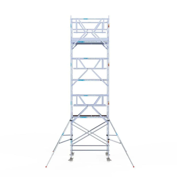 Rollgerüst Euroscaffold Professionell 135x305 8,2m Arbeitshöhe freistehend - Gerüstexpress.de