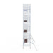 Rollgerüst Euroscaffold Professionell 135x305 9,2m Arbeitshöhe an der Fassade - Gerüstexpress.de