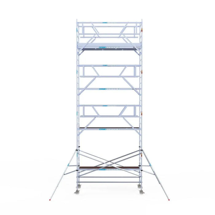 Rollgerüst Euroscaffold Professionell 135x305 9,2m Arbeitshöhe Carbonplattform freistehend - Gerüstexpress.de