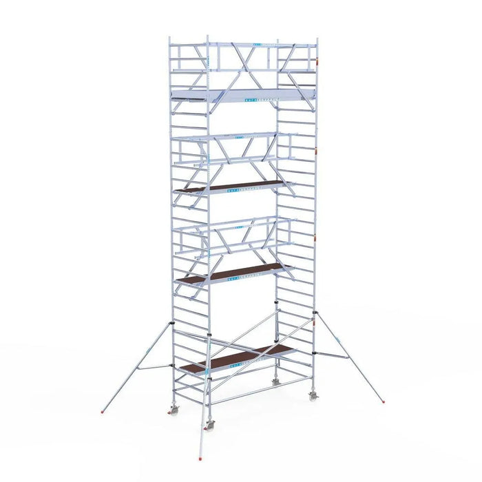 Rollgerüst Euroscaffold Professionell 135x305 9,2m Arbeitshöhe Carbonplattform freistehend - Gerüstexpress.de
