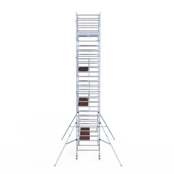 Rollgerüst Euroscaffold Professionell 135x305 9,2m Arbeitshöhe Carbonplattform freistehend - Gerüstexpress.de