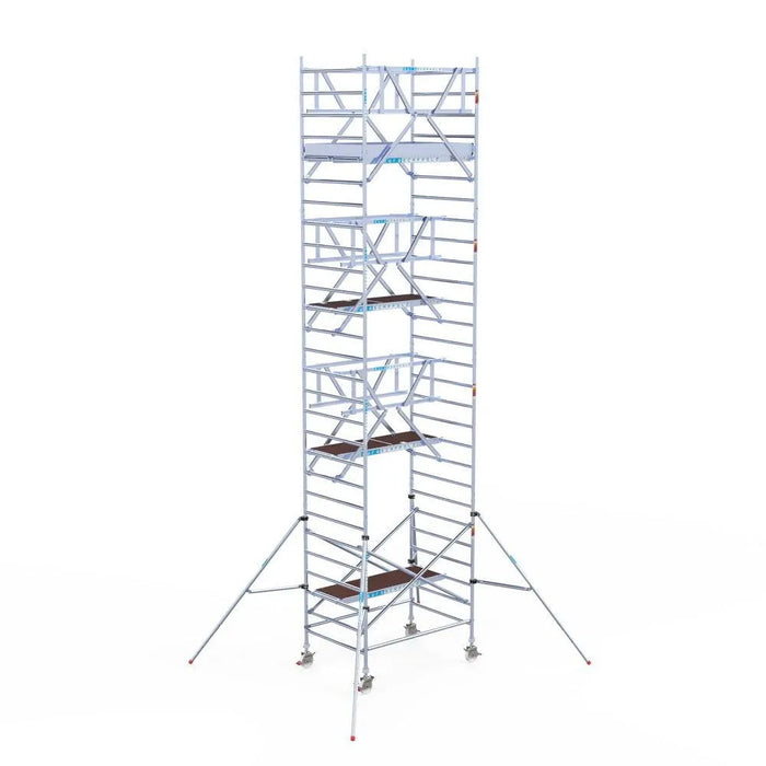Rollgerüst Euroscaffold Professionell 135x305 9,2m Arbeitshöhe freistehend - Gerüstexpress.de